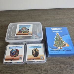 Four Wooden Jigsaw Puzzle by Crafthub